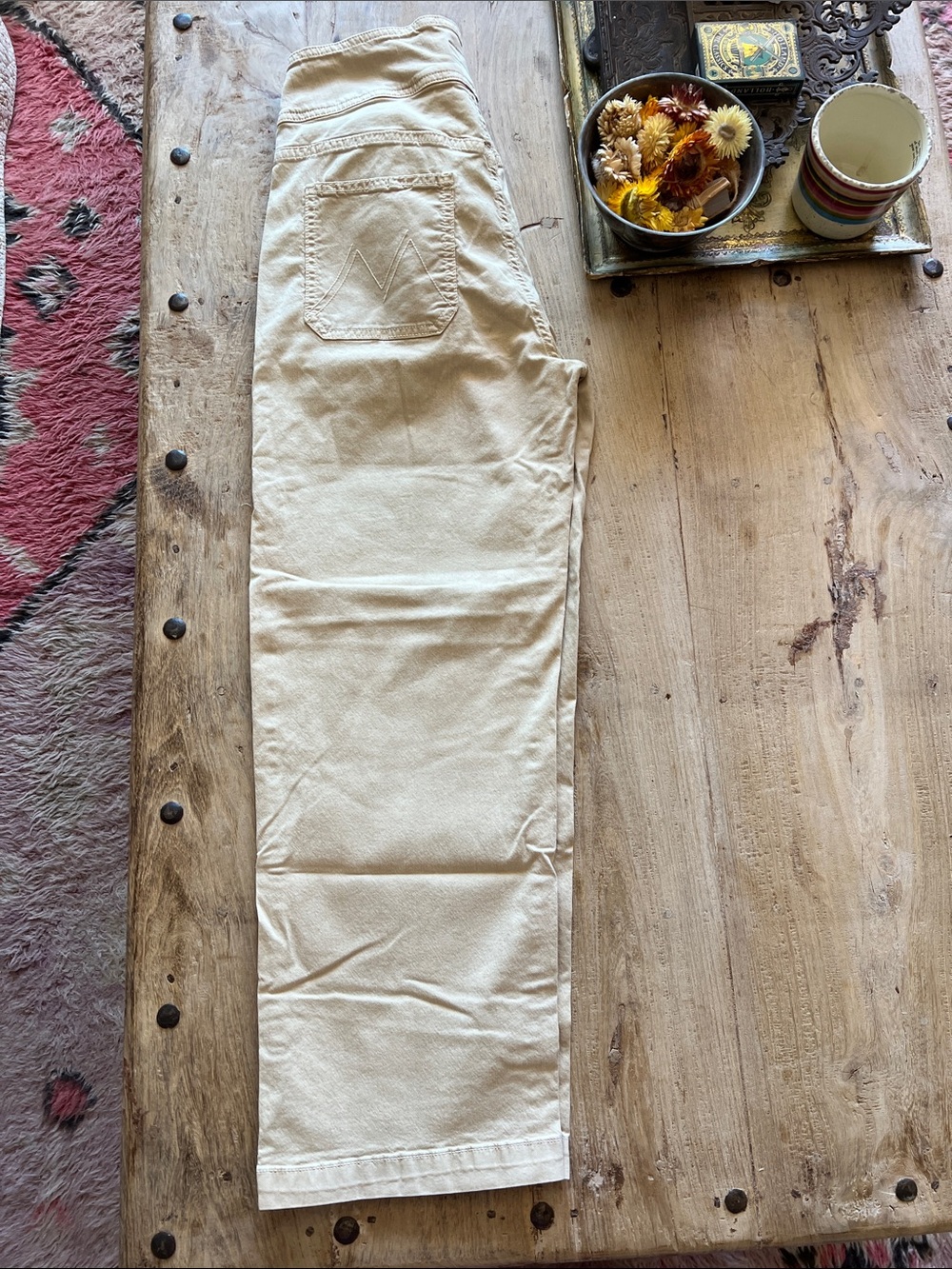 MOTHER Men's Chinos in Cream